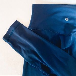 Blue/green align leggings